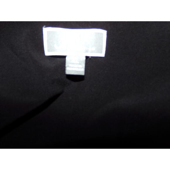 Vintage JM Collection black and gold top size XL 3/4 ruffled sleeves - Picture 6 of 6